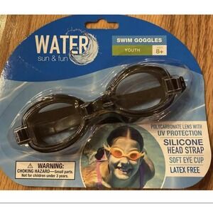 Swim Mask Goggles UV Protection Anti-Fog Wide View Adjustable Strap